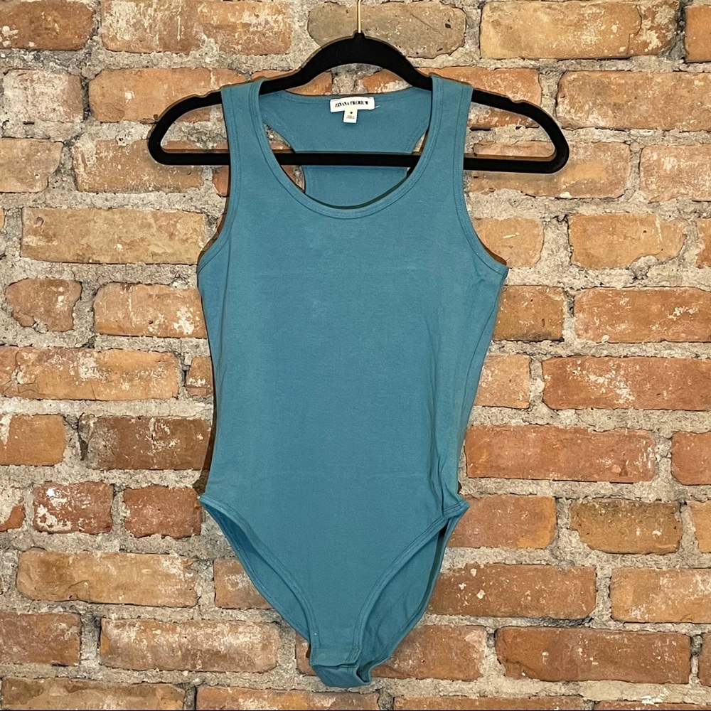 Teal Racerback Bodysuit - Medium